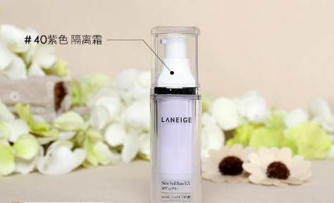 蘭芝隔離霜正品鑒別，蘭芝隔離霜紫色真假鑒別